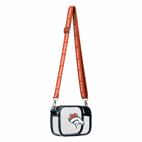 Cleveland Browns NFL Team Stripe Clear Crossbody Bag (PREORDER - SHIPS