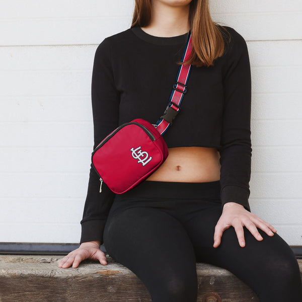 St Louis Cardinals MLB Team Wordmark Crossbody Belt Bag (PREORDER - SH