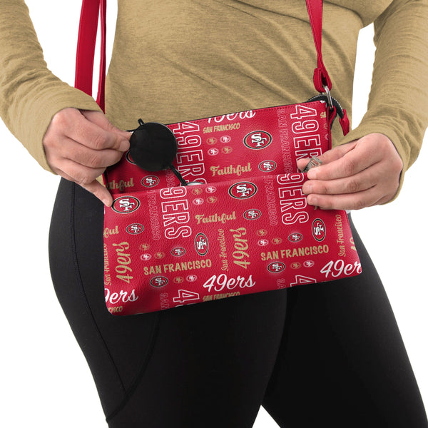 San Francisco 49ers Spirited Style Printed Collection Purse