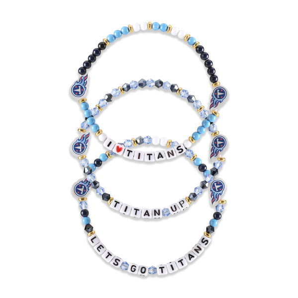 Tennessee Titans Bracelets - 2 Pack Wide