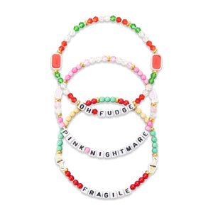 A Christmas Story 3 Pack Friendship Bracelet