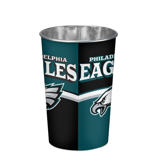 Philadelphia Eagles Team Stripe Trash Can