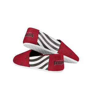 Tampa Bay Buccaneers NFL Womens Stripe Canvas Shoes
