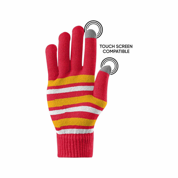 Kansas City Chiefs NFL Palm Logo Texting Gloves