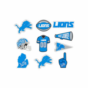 Detroit Lions NFL 10 Pack Team Clog Charms