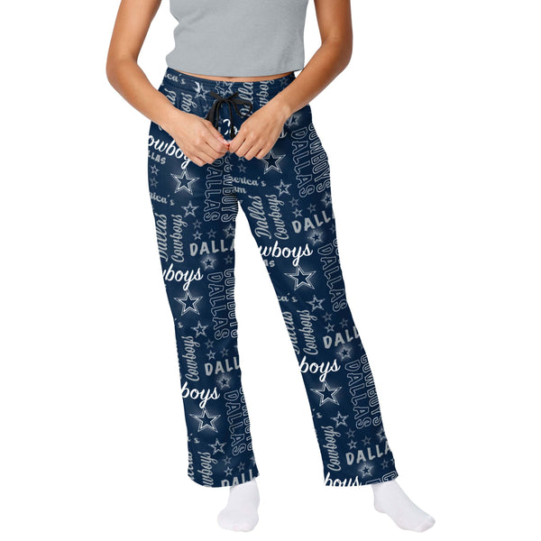 Foco Dallas Cowboys Holiday Pajamas Women's FOCO Navy Dallas