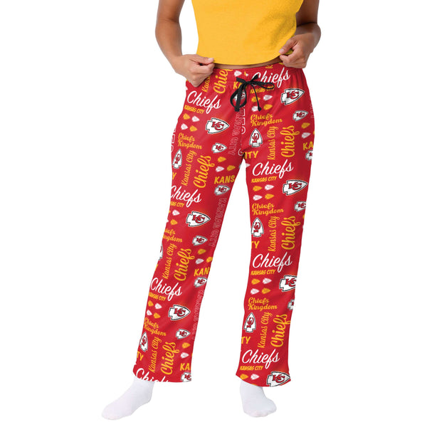 FOCO Kansas City Chiefs NFL Womens Mini Print Lounge Pants