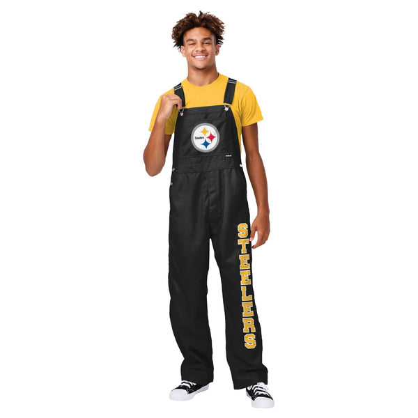 Pittsburgh Steelers Mens Plaid Bib Overalls in 2023