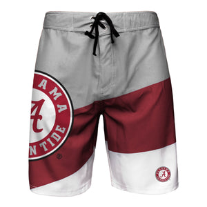 Alabama Crimson Tide NCAA Mens Color Dive Boardshorts