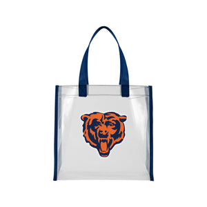 Chicago Bears NFL Clear Reusable Bag