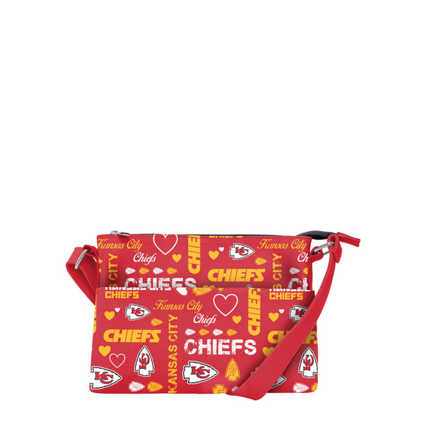 Kansas City Chiefs NFL Logo Love Crossbody Purse