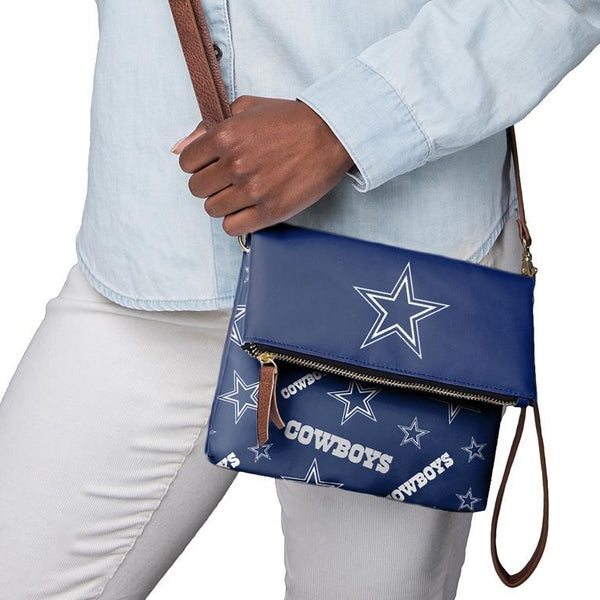 Dallas Cowboys NFL Printed Collection Foldover Tote Bag