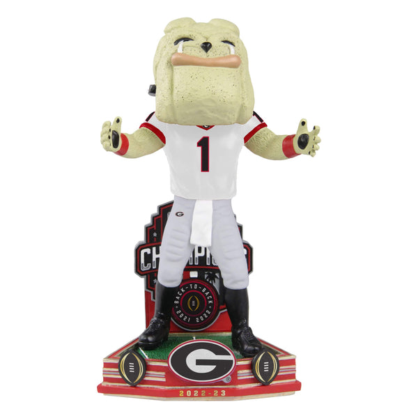 Georgia Bulldogs and Atlanta Braves champions Hairy Dawg and