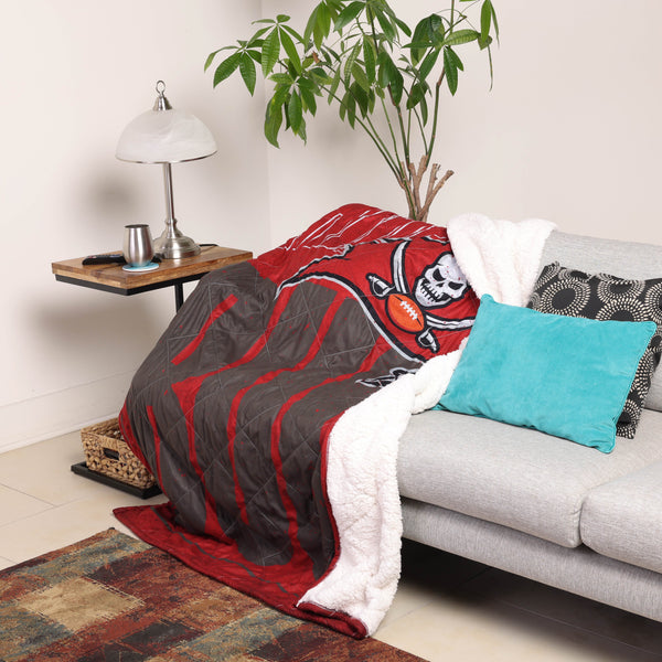 NFL Tampa Bay Buccaneers Raschel Throw Blanket