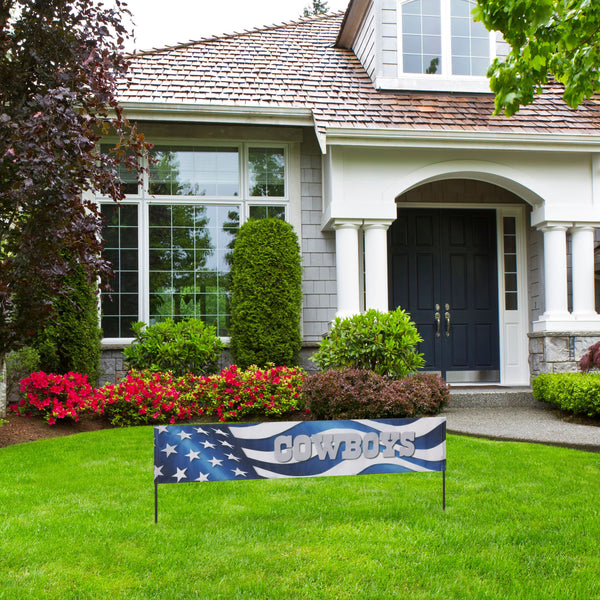 Dallas Cowboys Patriotic Yard Sign - Sports Unlimited