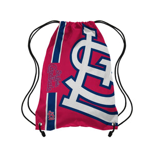 St Louis Cardinals MLB Big Logo Drawstring Backpack