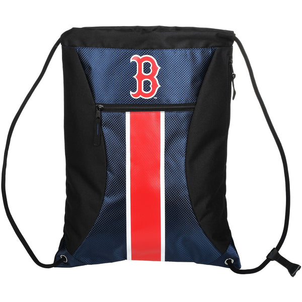 New! Boston Red Sox Big Logo Drawstring Backpack Bag Navy MLB Fan