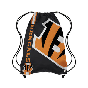 Cincinnati Bengals NFL Big Logo Drawstring Backpack