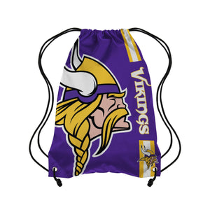 Minnesota Vikings NFL Big Logo Drawstring Backpack