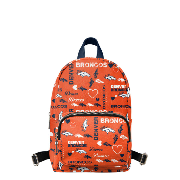 NFL Logo Stripe Action Backpack - Denver Broncos