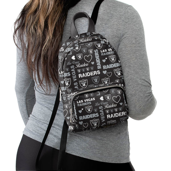 NFL Las Vegas Raiders Football Mini-Backpack