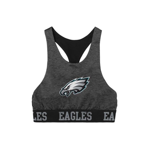 Eagles Fan Women Sports Bra Midnight Green Black|nfl eagles Sports Bra