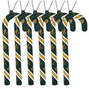 Oakland A's Sox Candy Cane Ornament Set