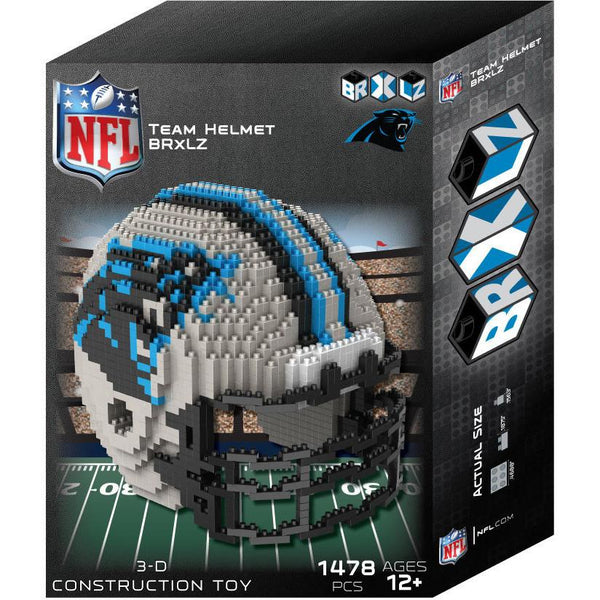 Carolina Panthers NFL 3D BRXLZ Puzzle Helmet Set