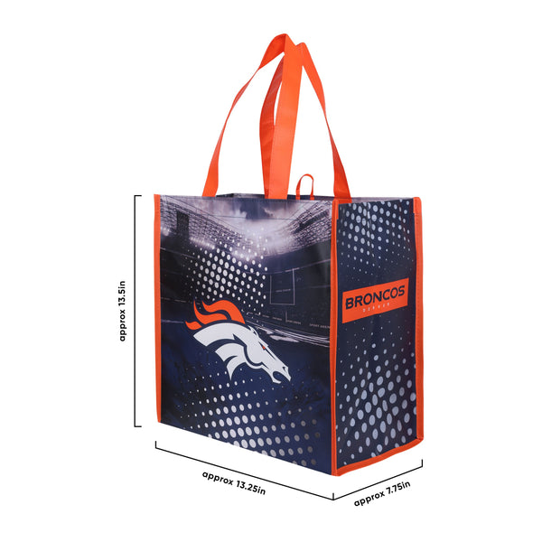 Officially Licensed NFL Denver Broncos, Canvas Shopping Bag