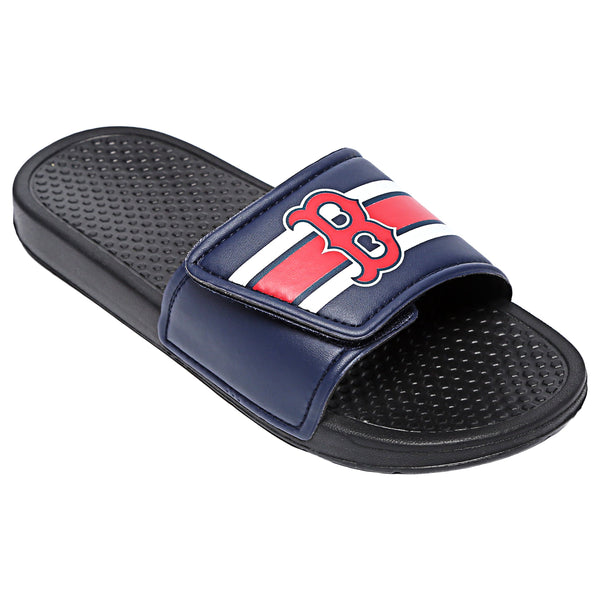 Boston Red Sox MLB Stripe Legacy Sport Slide Youth 8-16