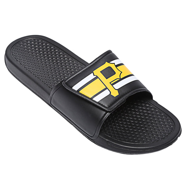 Pittsburgh Steelers NFL Stripe Legacy Sport Slide - Youth 8-16