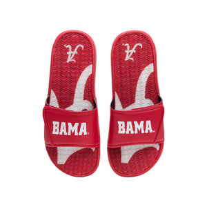 Alabama Crimson Tide NCAA Mens Wordmark Gel Slides