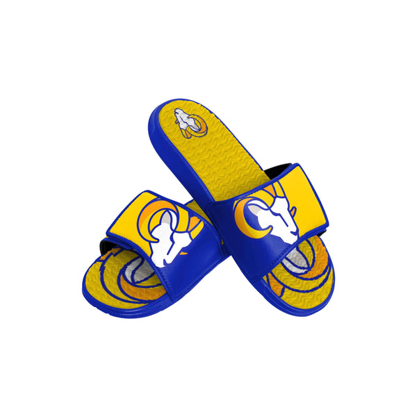 Los Angeles Rams Team Colorblock Slide Slippers