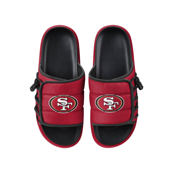 San Francisco 49ers NFL Mens Gradient Wordmark Gel Slide