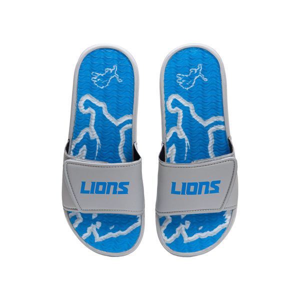 Detroit Lions NFL Mens Foam Sport Slide Sandals