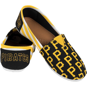 Pittsburgh Pirates MLB Womens Stripe Canvas Shoes