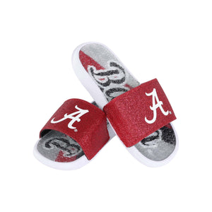 Alabama Crimson Tide NCAA Womens Glitter Gel Slide