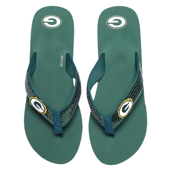 Packers best sale flip flops