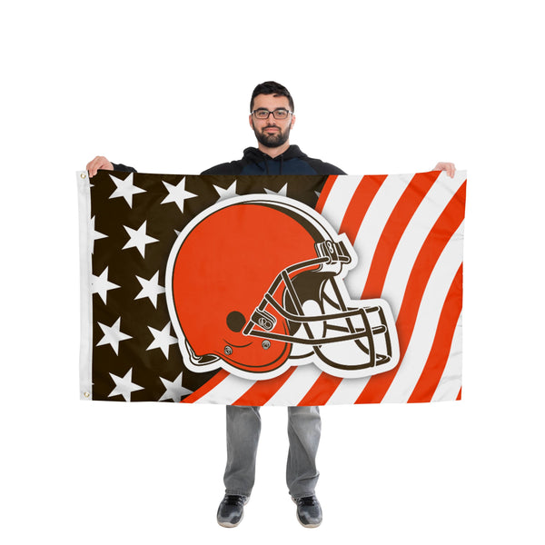 Cleveland Browns Americana Flag