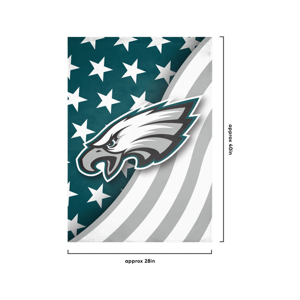 Philadelphia Eagles NFL Solid Vertical Flag