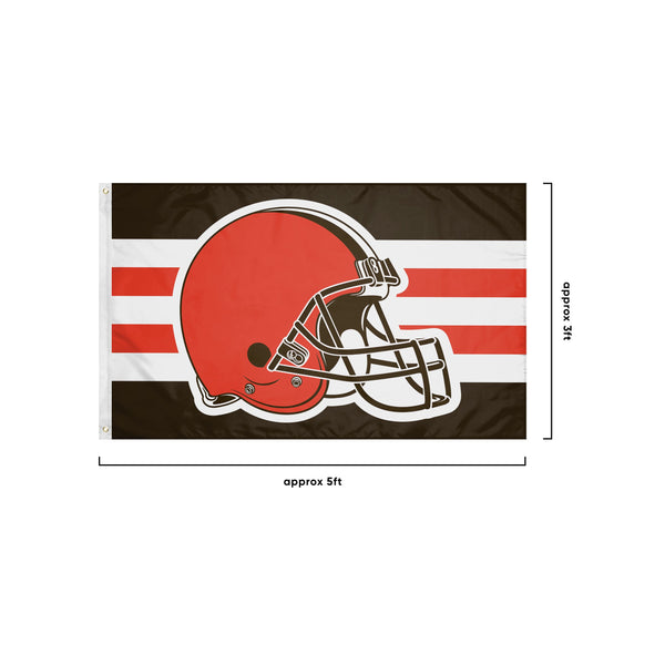 3 ft x 5 ft NFL Team Flag - Cleveland Browns