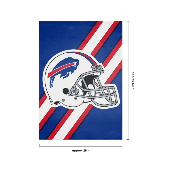 Buffalo Bills NFL Helmet Vertical Flag