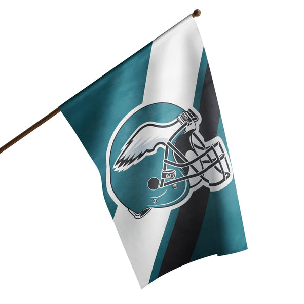 Philadelphia Eagles NFL Helmet Vertical Flag