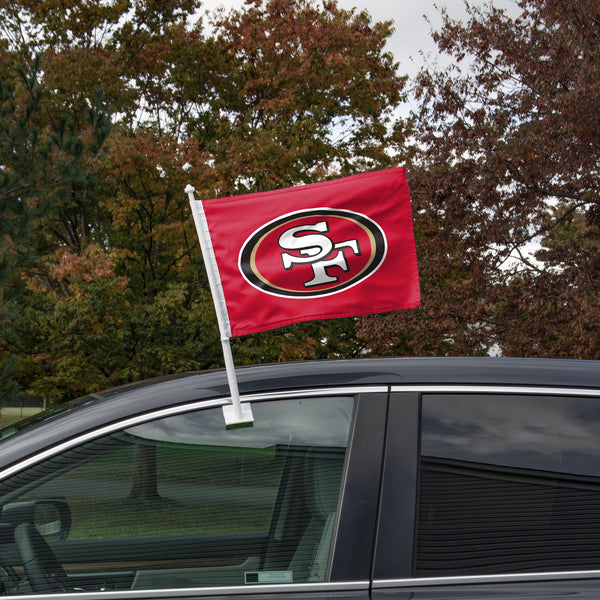 San Francisco 49ers Ambassador Car Flag Set of 2