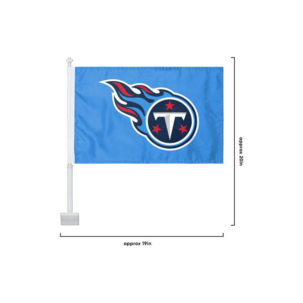 FOCO NFL 2 Pack Solid Car Flag