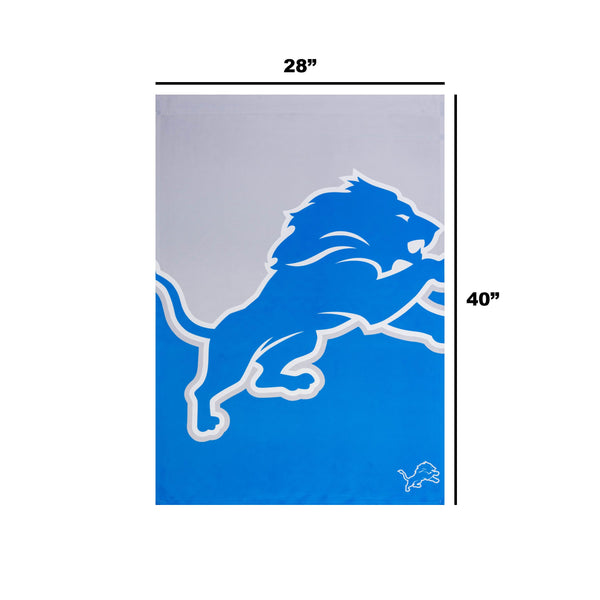 Detroit Lions NFL Americana Vertical Flag
