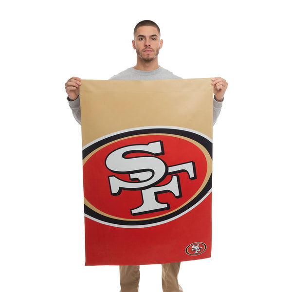 San Francisco 49ers NFL Solid Vertical Flag