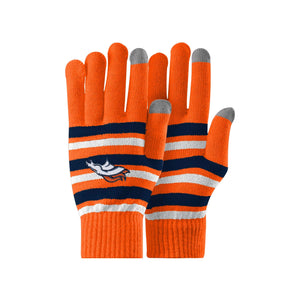Denver Broncos NFL Football Team Logo Stretch Gloves