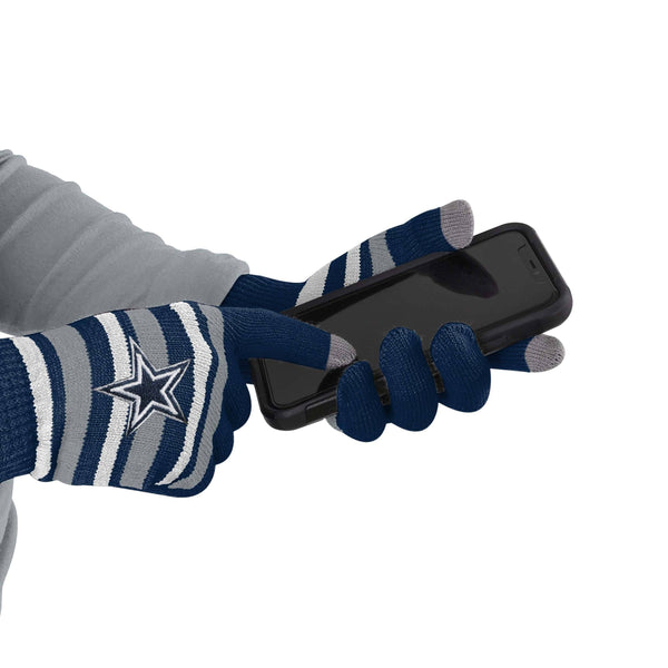 FOCO NFL Team Logo Stretch Gloves