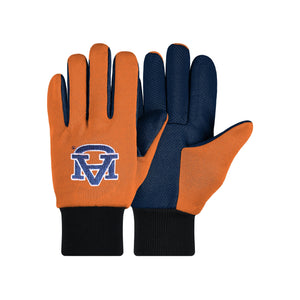 Auburn Tigers NCAA Colored Palm Utility Gloves